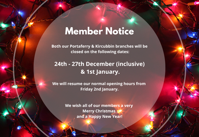 Christmas Closure